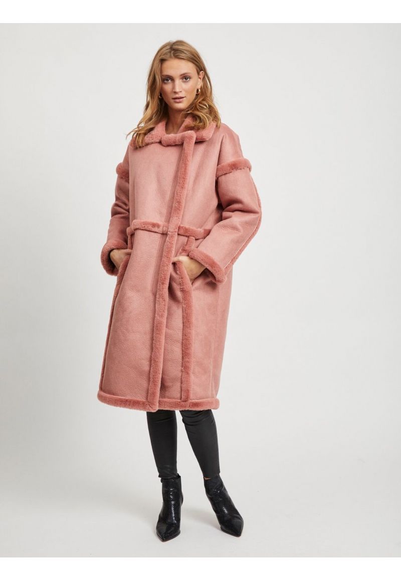 Vielba Faux Coat by Vila Clothes