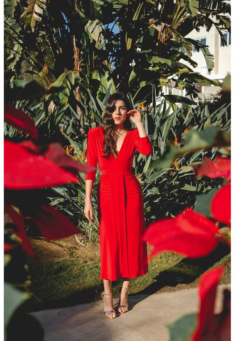 Vestido magnolia by Alma Blanca