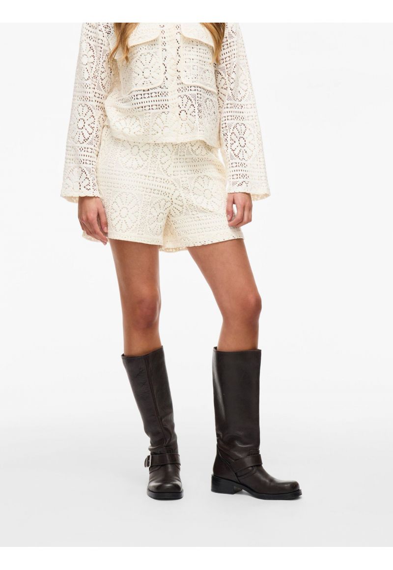 Vimerinda crochet shorts beig by Vila Clothes