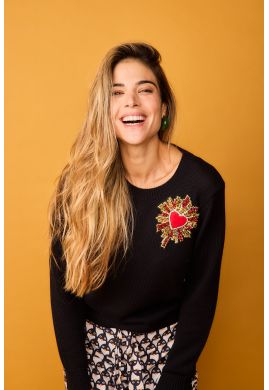 Jersey Blancanieves negro by Smile