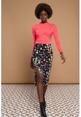 Red Diva Top by Minueto