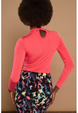 Red Diva Top by Minueto