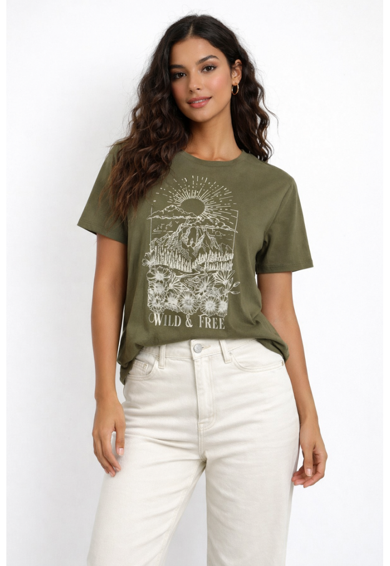 Viwonty camiseta by Vila Clothes