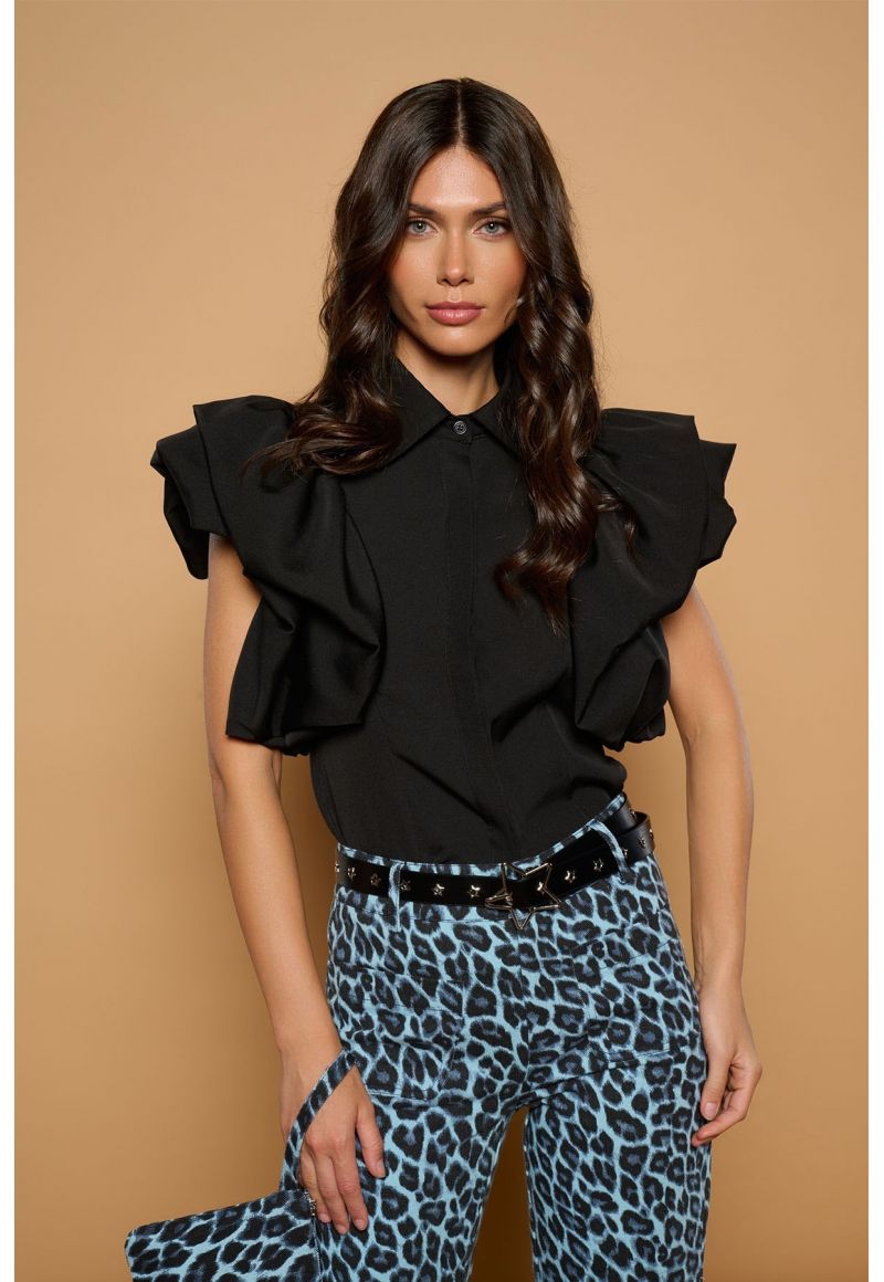 Black Balear Top by Minueto