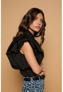 Black Balear Top by Minueto
