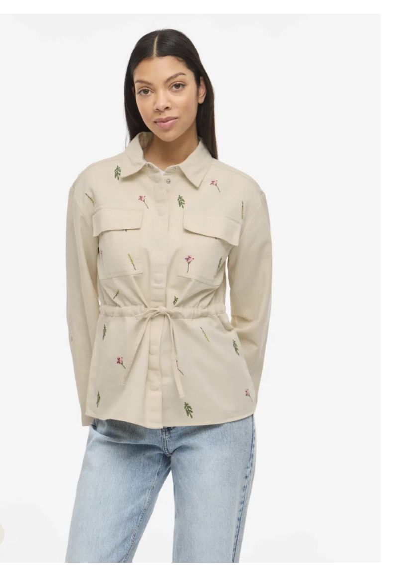 Videny l/s Embroidery Jacket by Vila Clothes