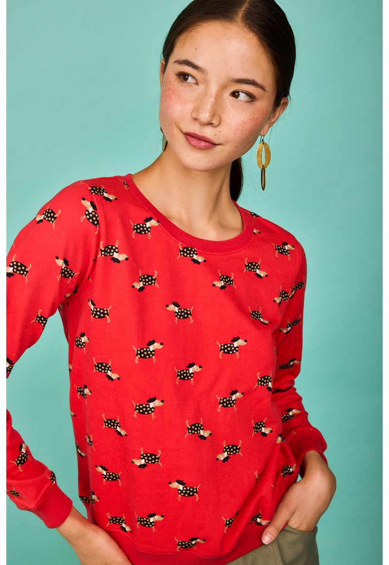 Sudadera Getxo rojo by Smile Show