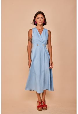 Vestido cudillero azul by Smile