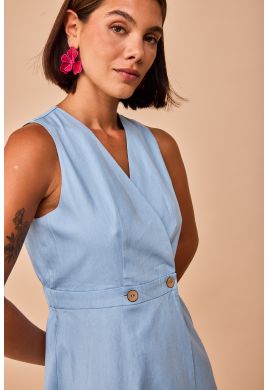 Vestido cudillero azul by Smile