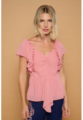 Pink Yebisah Top by Minueto