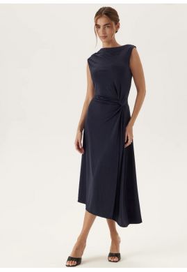Vielise draped midi dress by Vila Clothes