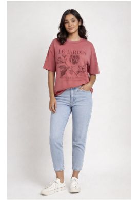 Virubie O-neck washed Top by Vila