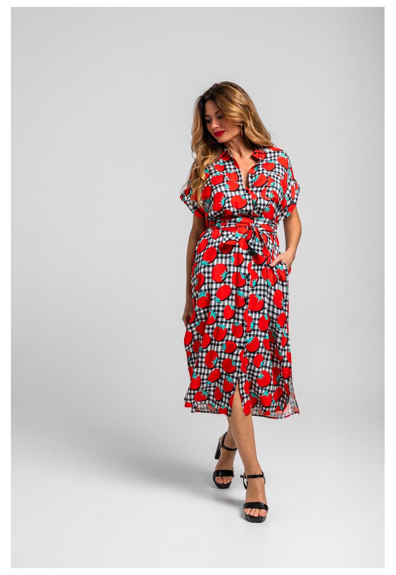 Vestido vichy Pomodori by Lolina